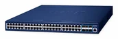 Pozostałe akcesoria sieciowe - PLANET GS-6311-48T6X Layer 3 48-Port 10/100/1000T + 6-Port 10G SFP+ Managed Ethernet Switch (hardware-based Layer 3 RIPv1/v2, OSPFv2 dynamic routing, supports ERPS Ring) (GS-6311-48T6X) Zarządzany L3 Gigabit Ethernet (10/100/1000) Niebieski - miniaturka - grafika 1
