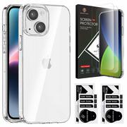 Etui i futerały do telefonów - Etui do iPhone 13 / iPhone 14 Case CLEAR + SZKŁO - miniaturka - grafika 1