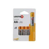 Baterie i akcesoria - Bateria alkaliczna LR6/AA 8 SZT. LEXMAN - miniaturka - grafika 1