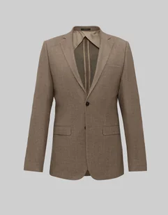 marynarka jonadi beżowy slim fit - Marynarki męskie - miniaturka - grafika 1