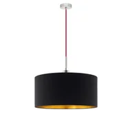 Lampy sufitowe - Eglo - Żyrandol na lince TUNJA 1xE27/60W/230V czarny - miniaturka - grafika 1