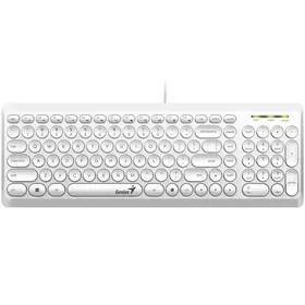 Genius Slimstar Q200 CZ/SK (31310020413) Biała - Klawiatury - miniaturka - grafika 1