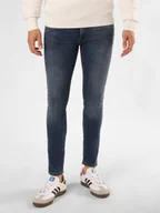 Spodnie męskie - Jack & Jones Jeansy Mężczyźni Bawełna niebieski jednolity, 32-30 - miniaturka - grafika 1