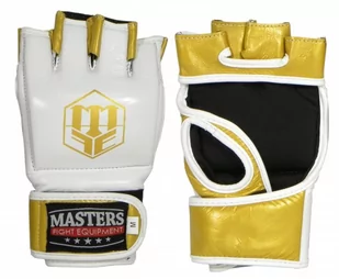 Rękawice MASTERS do MMA-GF-WHITE - Rękawice bokserskie - miniaturka - grafika 1