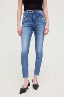 Spodnie damskie - Diesel jeansy 1985 SLANDY-HIGH damskie kolor niebieski A03597.09H92 - grafika 1