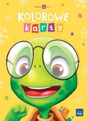 Edukacja przedszkolna - Kolorowe karty. Poziom B. Karty pracy. Część 2 - miniaturka - grafika 1