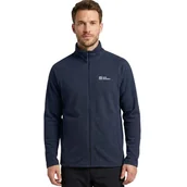 Bluzy męskie - Bluza Jack Wolfskin Jamari męska granatowa outdoorowa-3XL - miniaturka - grafika 1