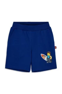Spodnie i spodenki dla chłopców - Lego szorty bawełniane dziecięce kolor granatowy - grafika 1