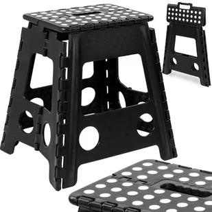 Fotel biurowy, krzesło biurowe Stołek składany AMIGO CZARNY rozmiar L - Fotele i krzesła biurowe - miniaturka - grafika 1