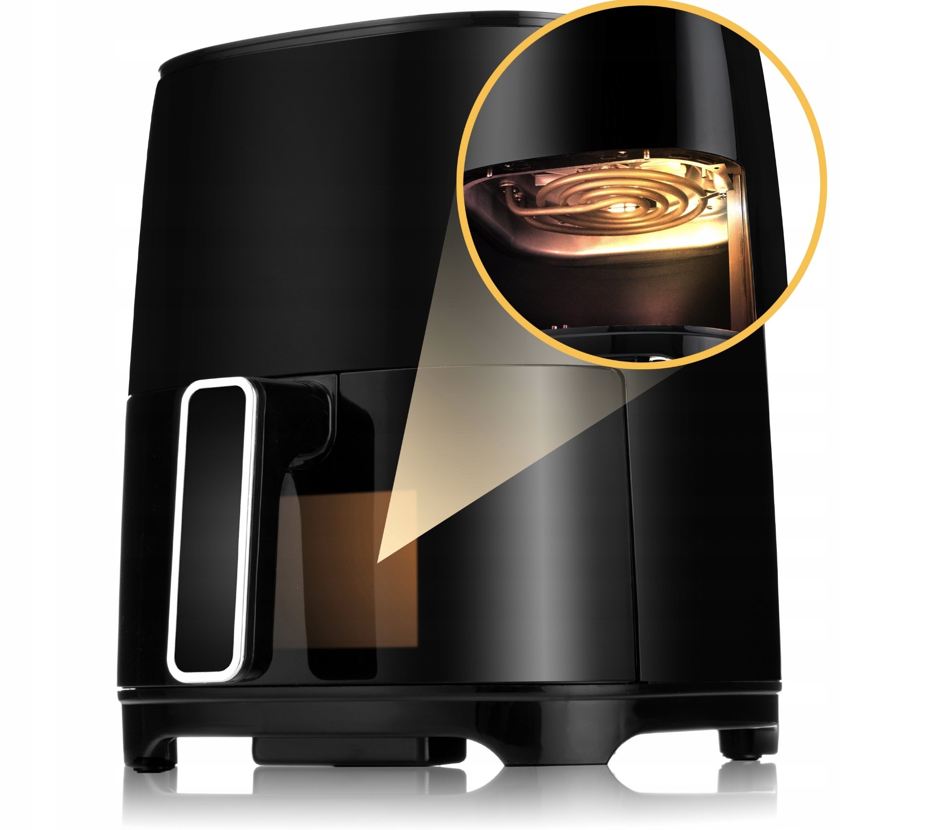 Frytkownica Beztłuszczowa Airfryer Grillowanie Duża Nieprzywierająca 4L Led