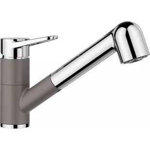 Bateria stojąca BLANCO Wega-S II Silgranit-Look Wulkaniczny szary/Chrom 526983 - Baterie kuchenne - miniaturka - grafika 1