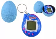 Zabawki interaktywne dla dzieci - Tamagotchi w Jajku Gra Elektroniczne Zwierzątko Niebieskie - miniaturka - grafika 1