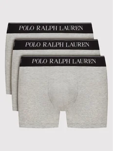 Ralph Lauren Polo Komplet 3 par bokserek 714835885005 Szary - Majtki męskie - miniaturka - grafika 1