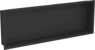 Półki łazienkowe - Mexen X-Wall-R półka wnękowa z kołnierzem 90 x 30 cm, czarna - 1970903010 - miniaturka - grafika 1