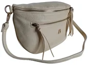 Nerki - Nerka Damska Na Ramię Z Zawieszką Miś Miejska Torebka Damska 2 Paski Żółty - miniaturka - grafika 1