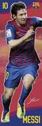 Plakaty - FC Barcelona Lionel Messi w Biegu - plakat 53x158 cm - miniaturka - grafika 1