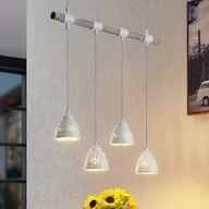 Lampy sufitowe - Lindby Pimana lampa wisząca, 4-punktowa - miniaturka - grafika 1