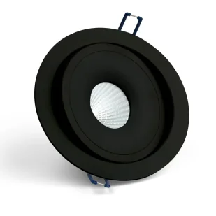 OXYLED Lampa wpuszczana STILLO RO 15W 24 4000K czarna 892664 - Oprawy, klosze i abażury - miniaturka - grafika 1