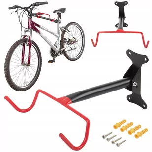 Wieszak Na Rower Rowerowy Uchwyt Ścienny 2 Haki - Wieszaki na rower - miniaturka - grafika 1