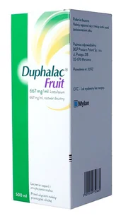 Solvay Duphalac Fruit 667 Mg/ml 500 ml - Układ pokarmowy - miniaturka - grafika 1