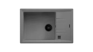 Teka STONE 60 S-TG 1B 1D WH Biały 115330033 - Zlewozmywaki - miniaturka - grafika 1