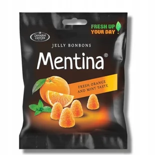 Mentina - Jelly Bonbons Bułgarskie żelki miętowe o smaku pomarańczy - Żelki - miniaturka - grafika 1