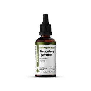 EKSTRAKTY W KROPLACH NA POPRAWĘ KONDYCJI SKÓRY, WŁOSÓW I PAZNOKCI BEZGLUTENOWE 30 ml PHARMOVIT 5902811239974 - Witaminy i minerały - miniaturka - grafika 1