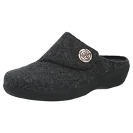 Kapcie damskie - Berkemann Damskie kapcie Teresa, ciemnoszare, 41,5 EU, ciemnoszary, 41.5 EU - miniaturka - grafika 1