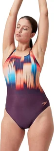 Speedo Damski Strój kąpielowy DIGI PLMT MDLT AF - Stroje kąpielowe - miniaturka - grafika 1