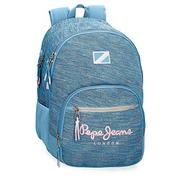 Plecaki szkolne i tornistry - Pepe Jeans Lena Bagaż, Torba Messenger Dziewczyny, niebieski, Mochila Escolar, plecak szkolny - miniaturka - grafika 1