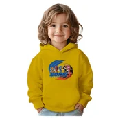 Bluzy dla dziewczynek - BLUZA DZIECIĘCA SONIC 3 122-128 Z KAPTUREM BAWEŁNIANA JAKOŚĆ - miniaturka - grafika 1