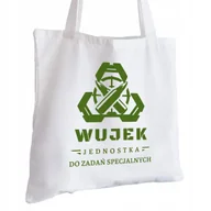 Torby i wózki na zakupy - Torba Bawełniana biała dla Wujka Na Prezent ekologiczna Trwały Nadruk - miniaturka - grafika 1