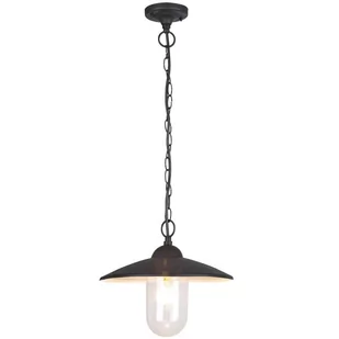 Rabalux Zewnętrzna LAMPA wisząca VIGO 8687 ogrodowa OPRAWA zwis na łańcuchu outdoor IP44 czarny 8687 - Lampy ogrodowe - miniaturka - grafika 1