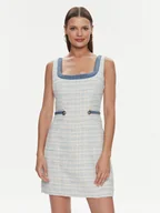 Sukienki - Guess Sukienka codzienna W4RK16 WFWV2 Błękitny Bodycon Fit - miniaturka - grafika 1