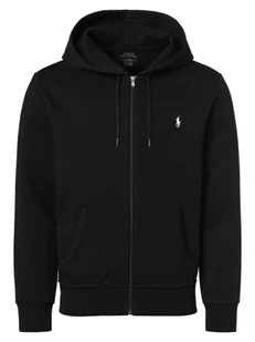 Polo Ralph Lauren Męska kurtka z kapturem Mężczyźni Bawełna czarny jednolity, XL - Kurtki męskie - miniaturka - grafika 1