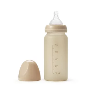Elodie Details, Pure Khaki, Szklana butelka do karmienia - Butelki dla niemowląt - miniaturka - grafika 1