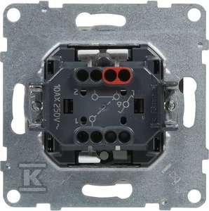Legrand Łącznik schodowy - 10 AX - 250 V~ - zaciski automatyczne, BIAŁY SUNO - Sterowanie roletami - miniaturka - grafika 1