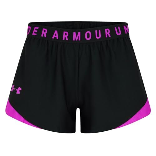 Under Armour Tech Play Up Szorty - Czarny / / Super Różowy - MD