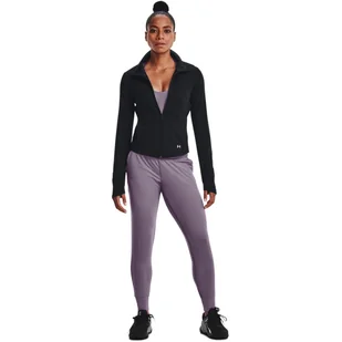 Damskie spodnie treningowe UNDER ARMOUR Meridian Jogger - fioletowe - Spodnie sportowe damskie - miniaturka - grafika 1