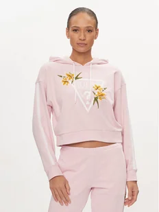 Guess Bluza Zoey V4GQ04 KC6V1 Różowy Regular Fit - Bluzy damskie - miniaturka - grafika 1