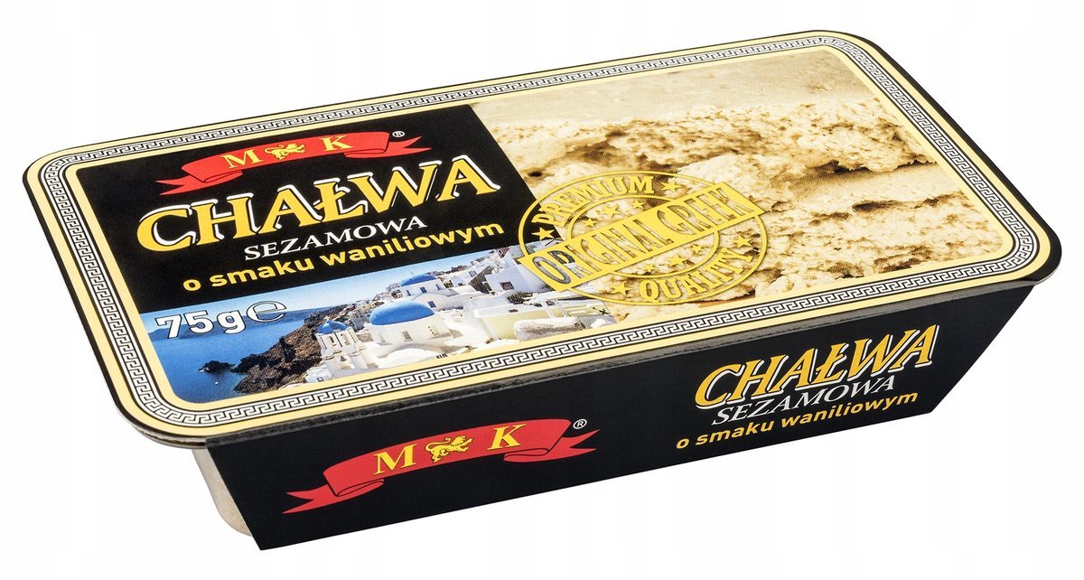 MK CHAŁWA SEZAMOWA O SMAKU WANILII CHAŁWA WANILIOWA 75G