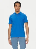 Koszulki męskie - Blend Polo 20717857 Niebieski Regular Fit - miniaturka - grafika 1