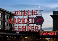 Plakaty - Public Market Center. Pike Place Market., Carol Highsmith - plakat 29,7x21 cm - miniaturka - grafika 1
