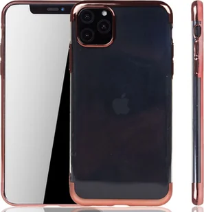 Etui na telefon komórkowy Apple iPhone 11 Pro Rose Pink - Clear - TPU Silicone Case Backcover w kolorze Transparent Rose Pink - Etui i futerały do telefonów - miniaturka - grafika 1