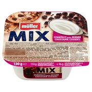 Kefiry, jogurty, maślanki - Muller - Mix Jogurt z kulkami zbożowymi oblanymi czekoladą - miniaturka - grafika 1