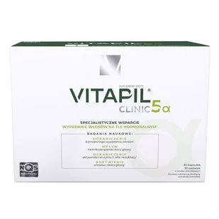 Vitapil Clinic 5alfa zestaw 30 sasz. + 60 kaps. - Zestawy kosmetyków damskich - miniaturka - grafika 1