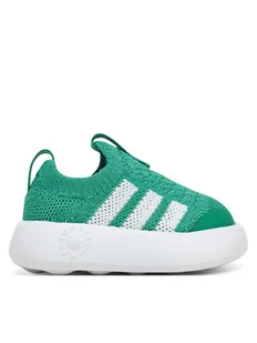 adidas Sneakersy Bubblecomfy JI1608 Zielony - Buty dla dziewczynek - miniaturka - grafika 1