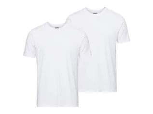 Koszulki męskie - Mexx Podkoszulek t-shirt męski, 2 sztuki (L, Biały/z okrągłym dekoltem) - grafika 1
