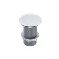 Korki do umywalek - Elita Elita Korek umywalkowy Klik-Klak biały połysk 168413 - miniaturka - grafika 1