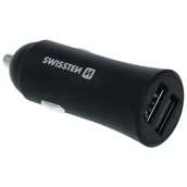 Ładowarki samochodowe - SWISSTEN Ładowarka samochodowa 2xUSB 30W QC 3.0 - miniaturka - grafika 1